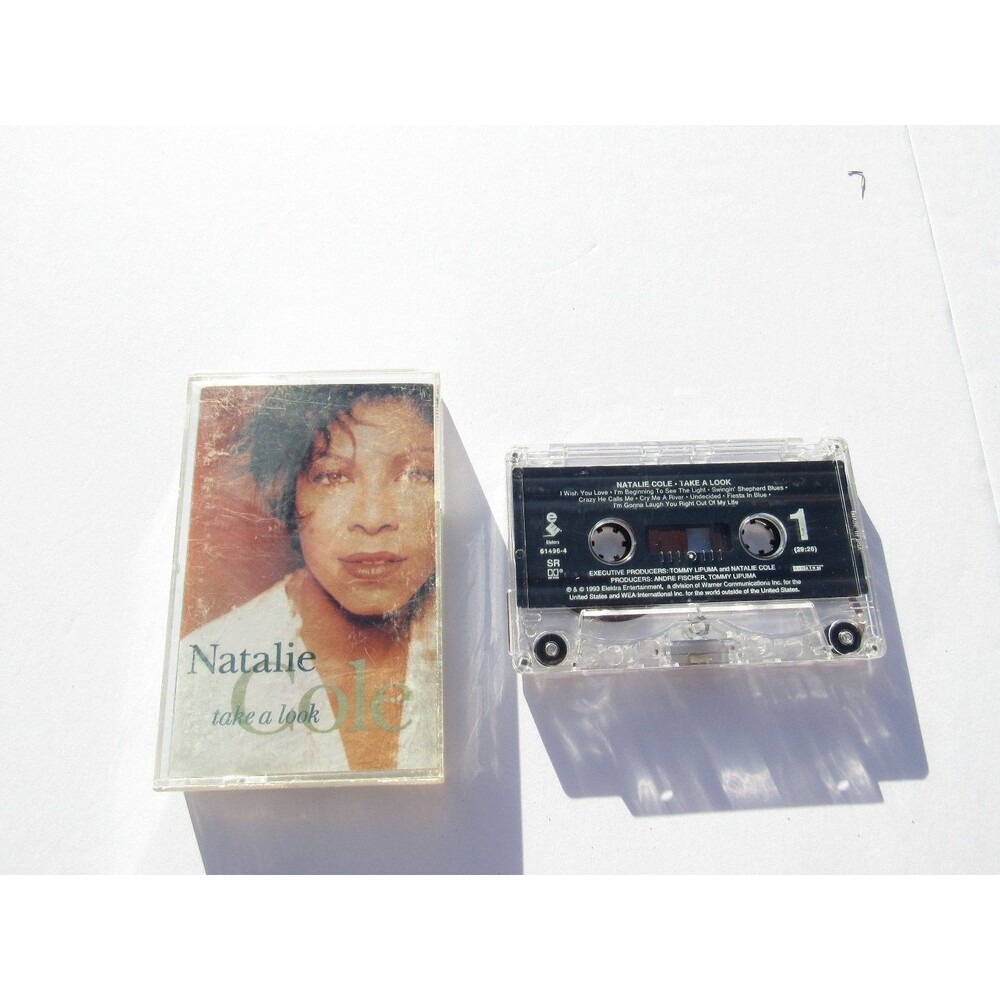 Natalie Cole – Take a Look Cassette Tape 1993 R&B Soul Elektra